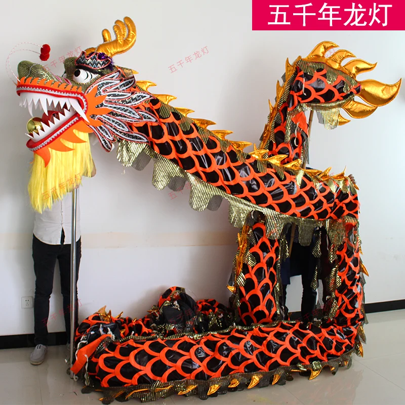 中国の公演衣装LEDライオン獅子舞龍と獅子舞中国の民俗文化
