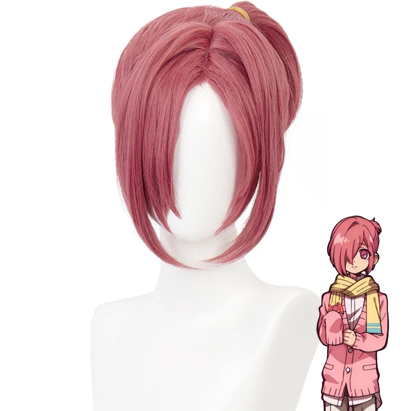 Jibaku Shounen Toilet-bound Hanako kun Mitsuba Coda di cavallo Parrucca corta Costume Cosplay Resistente al calore Capelli sintetici Uomo Donna Parrucche