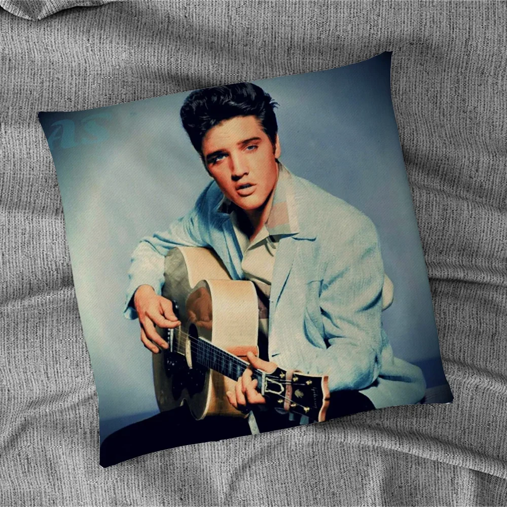 E-Elvis Cushions Decorative Pillows for Sofa Lounge Chairs Pillowcase 45*45 Body Pillow Cover 45x45 Chair Cushion Short Plush