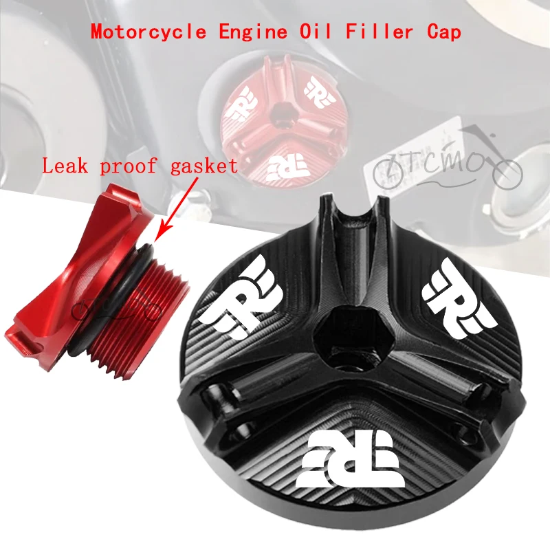 Motorcycle Oil Filler Cap For Royal Enfield Bullet/Meteor/Classic 350 500 Interceptor 650 Continental GT 535 Himalayan 411 400