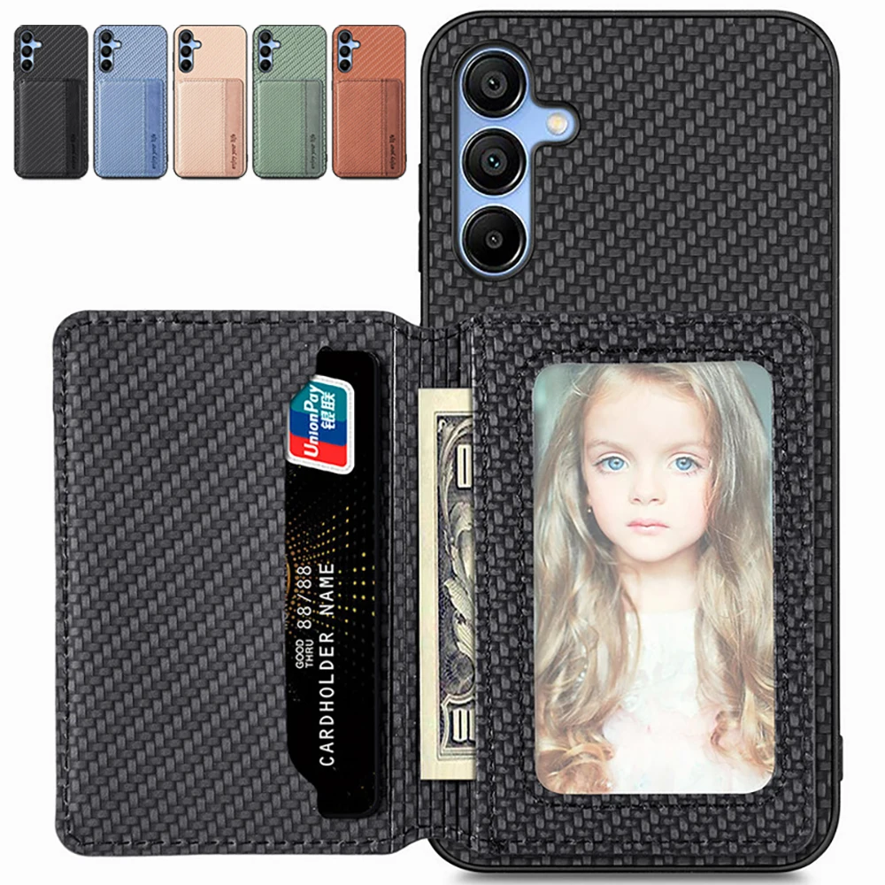 M56 M36 5G 2025 RFID Blocking Leather Wallet Funda For Samsung Galaxy M36 M56 M55 M15 M53 M23 M13 M32 M22 M12 Magnet Back Cover