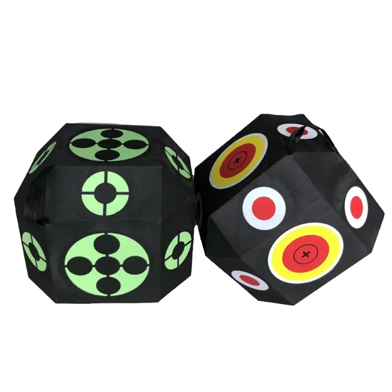 

Upgrade New 38cm Portable 3D Target Dice Six-Side For Shooting Hunting Practice Training Eco-friendly Arrow Target Cube For Recu