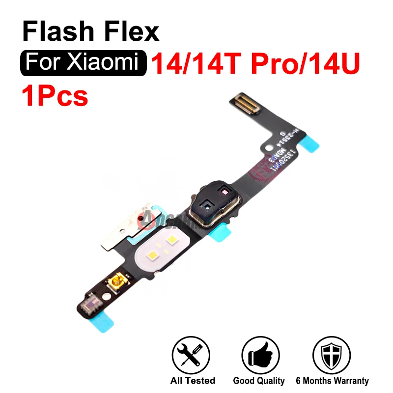 

Для Xiaomi 14 Ultra 14T Pro 14: Запасные части для гибкого кабеля датчика фонаря/флэша