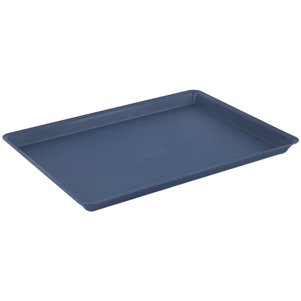 Solid Color Non Slip Serving Tray with Raised Edges Suitable for Restaurants Cafes and Catering Food Transport
