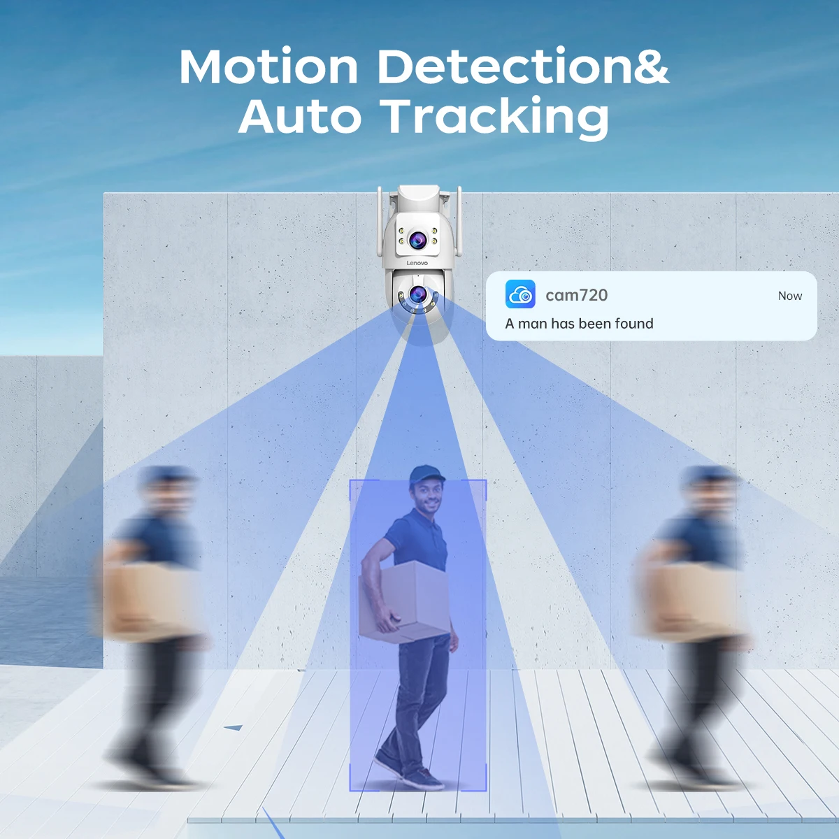 レノボ 4K WiFi 監視カメラ 5G Wifi 屋外デュアルレンズ PTZ IP カメラ自動追跡オーディオビデオ ONVIF セキュリティ CCTV カメラ