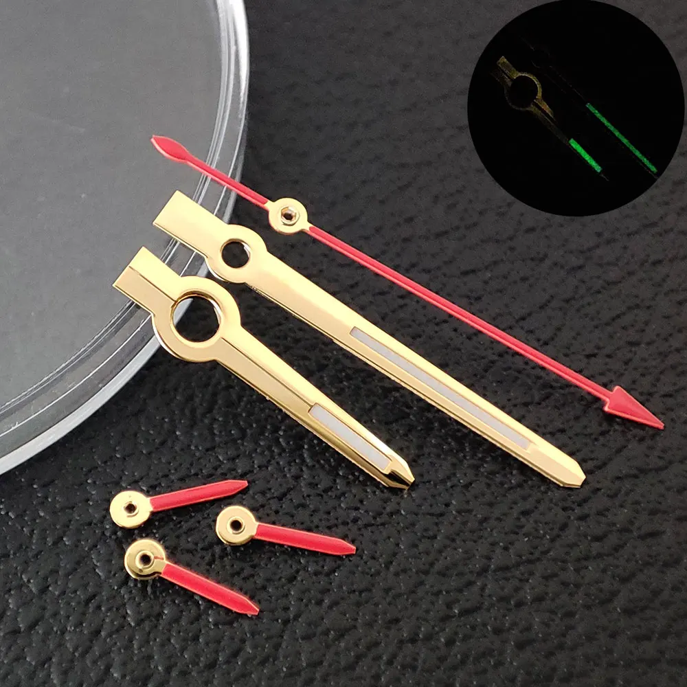 Стрелки VK63 Daytona, стрелки для часов 8,5*13*13,5 мм, светящиеся радужные стрелки для VK63, запасные части для механизма, аксессуары для часов