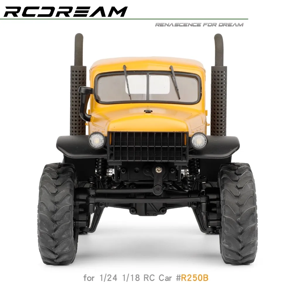 RCDream 1/24 1/18 Pionowa Rura Wydechowa FCX24 Xiaoqi Truck Symulacja Dekoracja Modyfikacja #   R250B