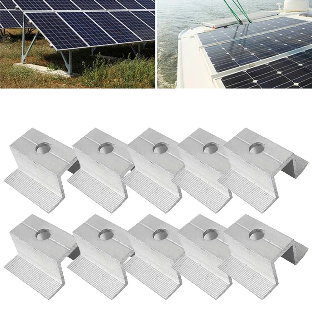 

Light Weight Aluminum Alloy Solar Middle Clamp Aluminum Alloy Solar Panels High Quality 3.5MM Solar Middle Clamp