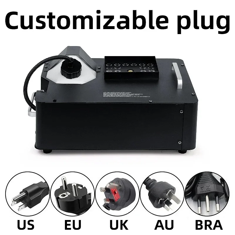 

Atmosphere Equipment 24pcs Led RGB Stage Light Effect 3000w Vertical Fog Machine with Remote+DMX 512 1500W Smoke Machine