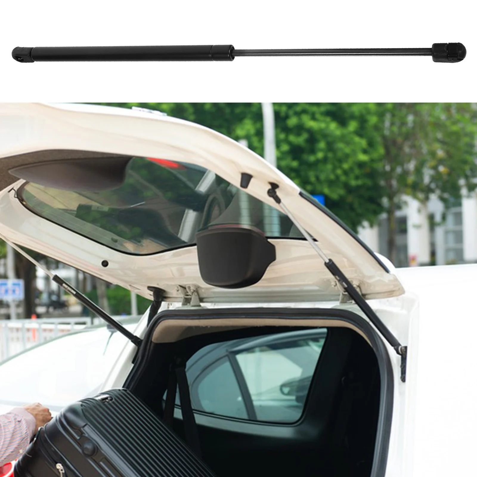 

Car Rear Tailgate Hydraulic Support Rod Carbon Steel Heavy Duty Trunk Tailgate Lifter Gas Spring Rod Stabilizer