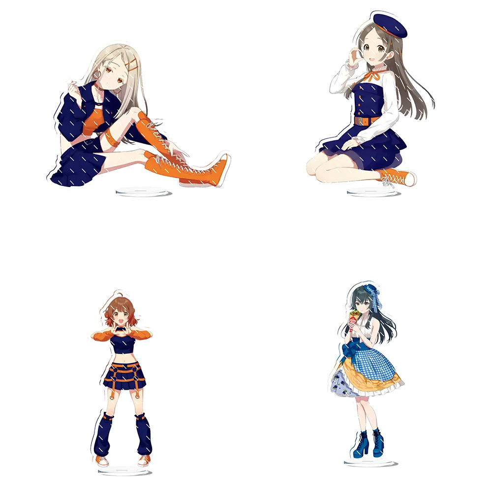 Game Gakuen idolmaster 15cm Acrylic Stand keychain Fujita Kotone Hanami Saki Accessories Decor Gifts Tabletop Decorations