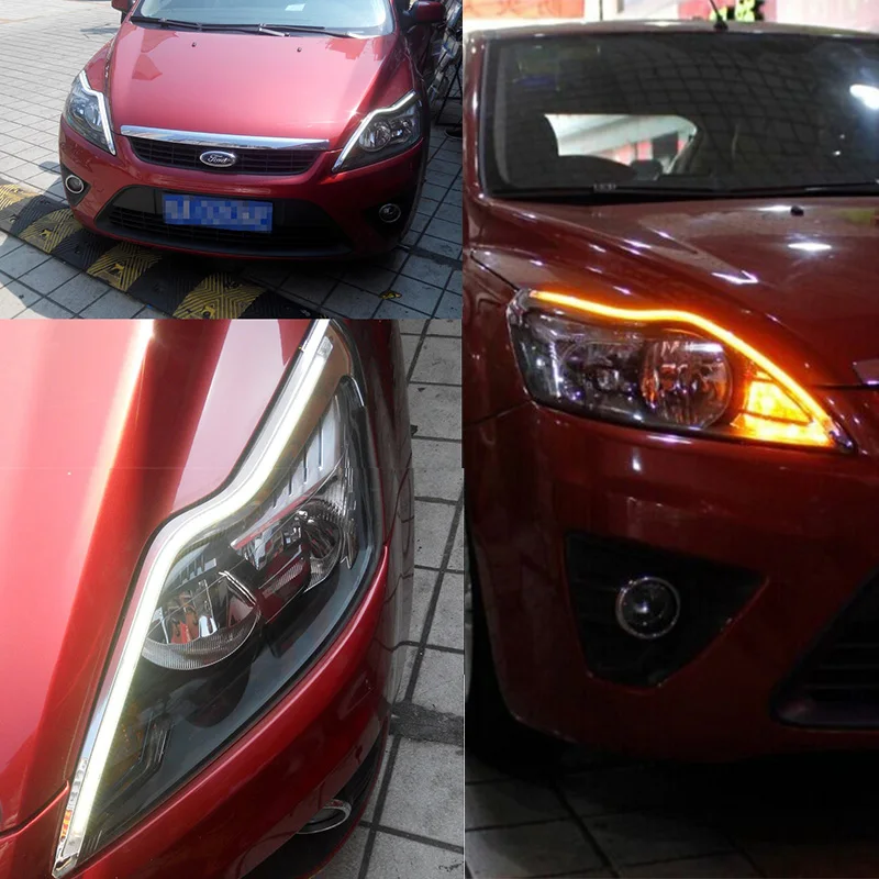 Be Seen on the Road with LED Tears Guide Light and Signal Lamp for Ford Focus