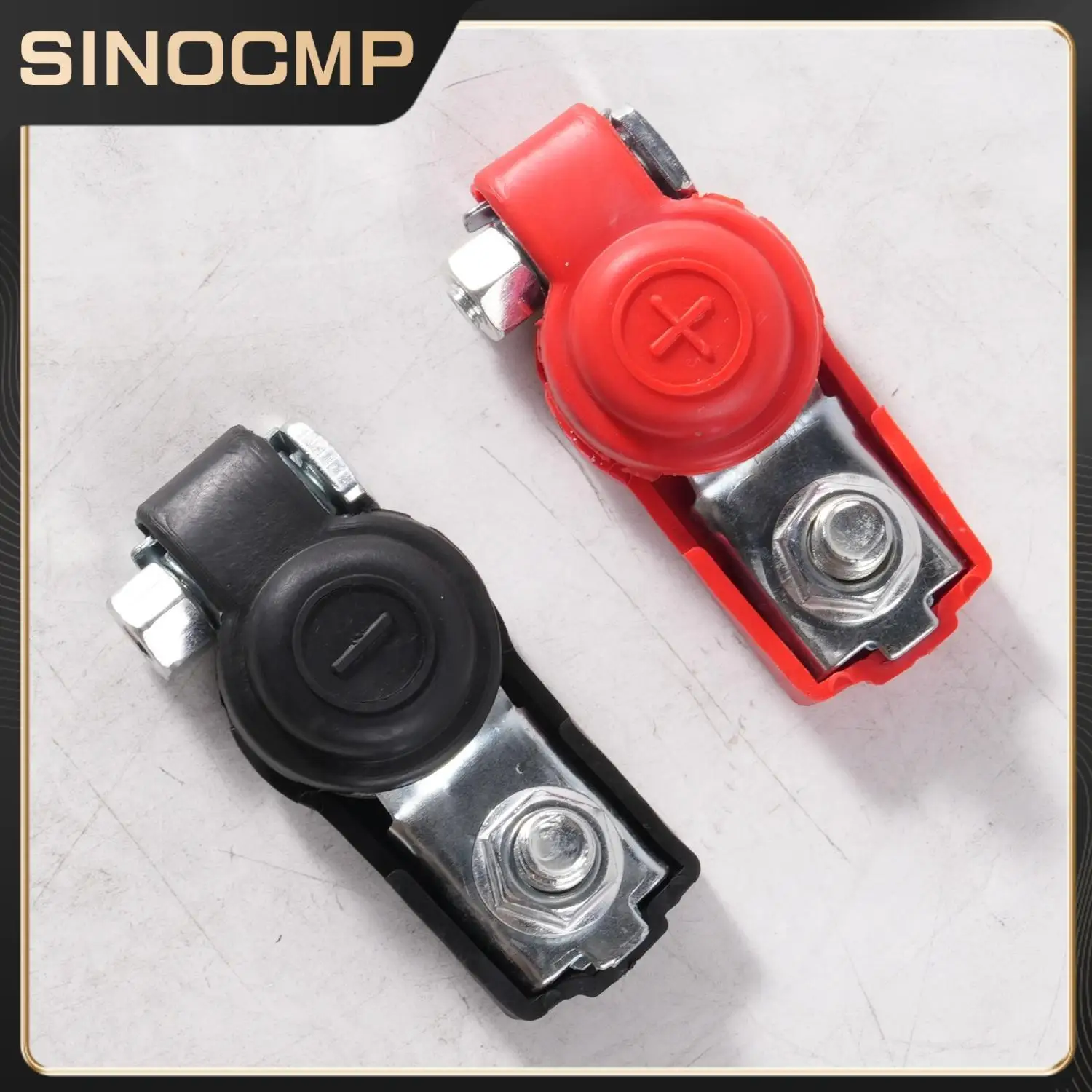 

2PCS 12V 24V Car Battery Terminal Connector Quick Release Clamp Cap Clips for Auto Vehicle Power Cable Replacement Parts