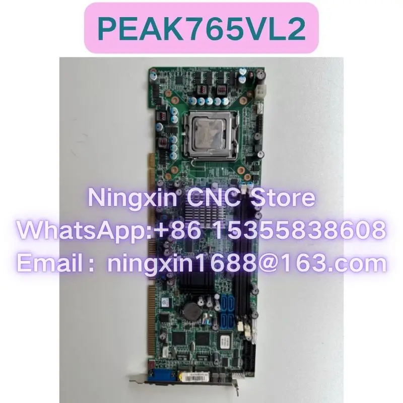 

Second-hand PEAK765VL2 REV:B2 Industrial control motherboard Functional test OK Fast delivery