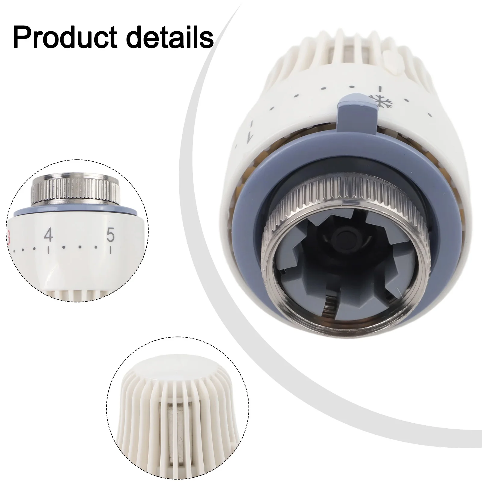 Accessory Valve Head NEW Bronze 6 28 C ABS PC Engineering Plastic Control M30X1 5 Sensor Head 1pcs Radiator Valve