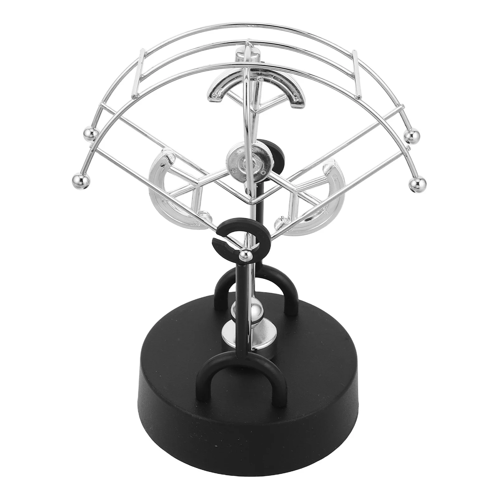 

Metal Perpetual Motion Device Revolving Balancing Office Desk Ornament Sleek Physics Display Decor Quilting Ornament