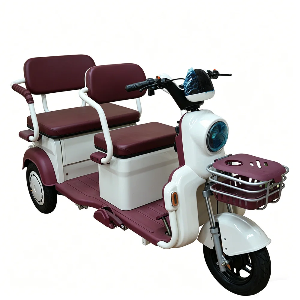high quality Electric Tricycle Household Small Three-seat Adjustable Electric Tricycle