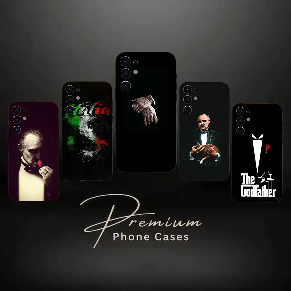 classic T-The Godfather movie Phone Case Soft Black For Samsung S24,S21,S22,S20,S23,S30,Ultra,S20,Plus
