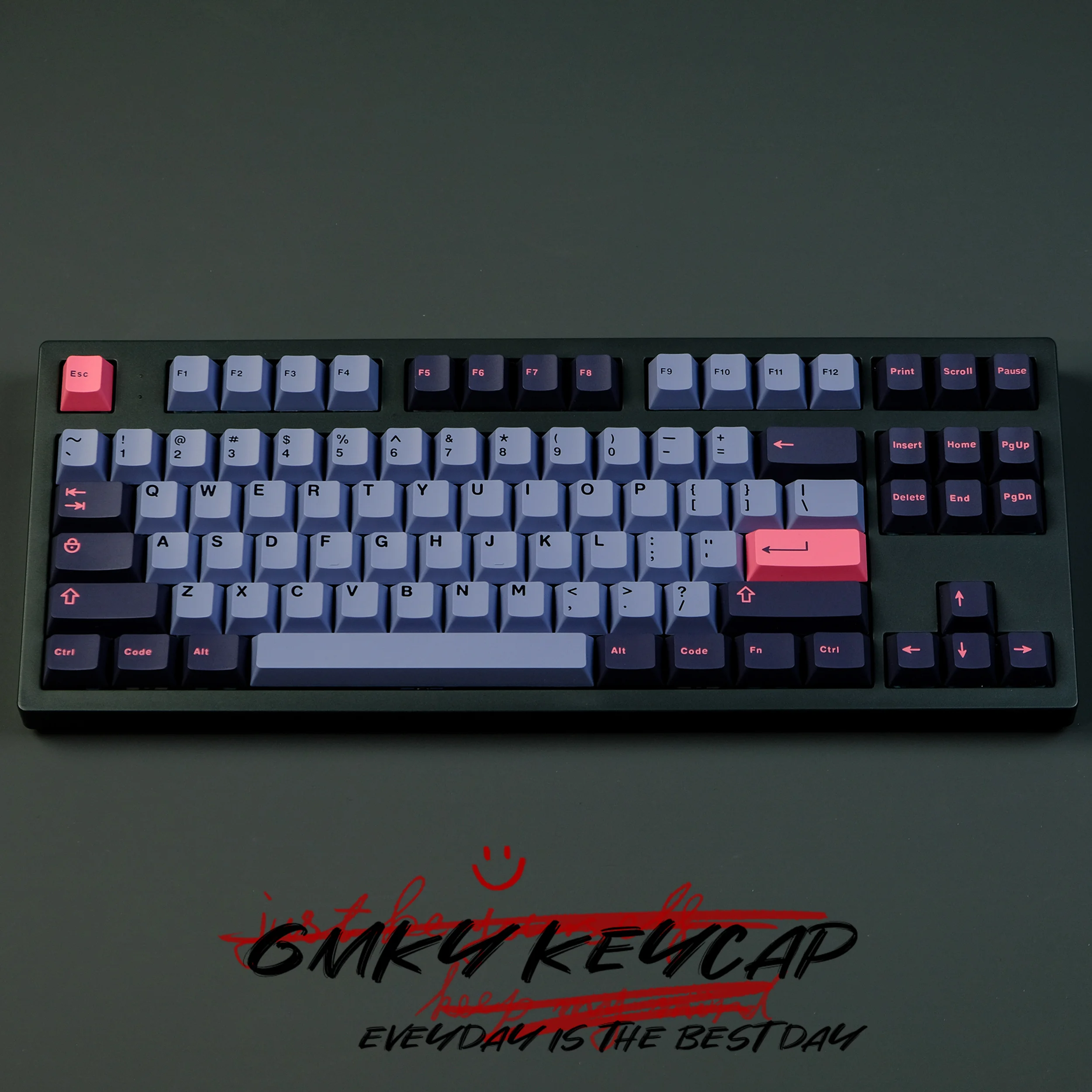 Imagem -03 - Gmky 8008 Keycaps Perfil Cereja Tiro Duplo Abs Font Pbt Keycaps Teclado Mecânico Interruptor mx