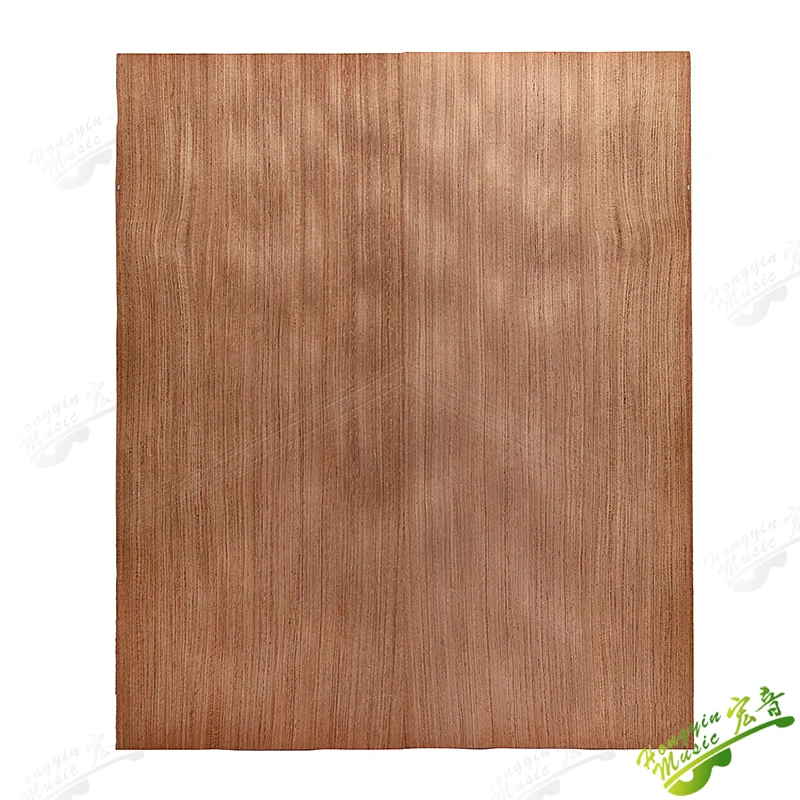 HUATOOL 3Pcs Bubinga Guitar Body Veneer 530×380×0.5mm High Grade Solid Wood Sheet Electric Guitar Making Parts