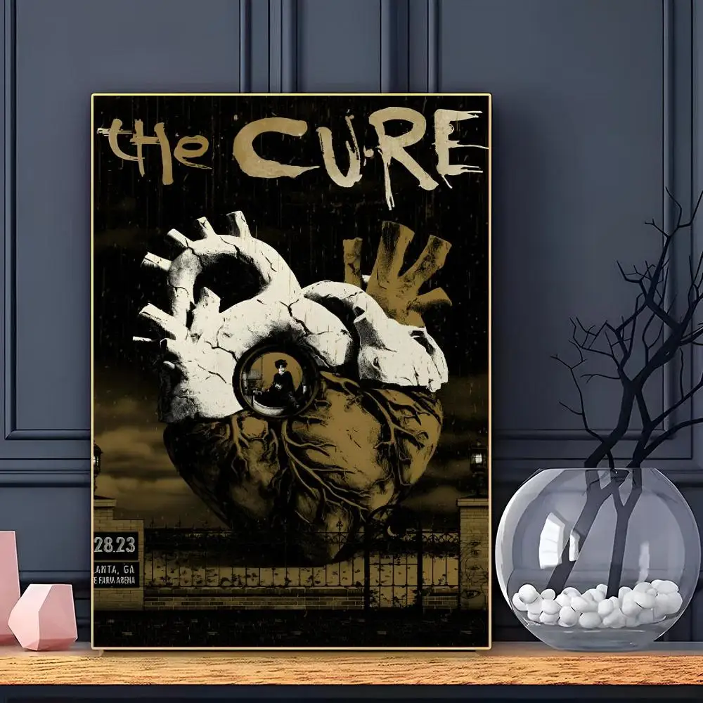 The Cure Band Poster Poster HD Self Adhesive Waterproof Wall Art Ideal For Home Office Dorm Bedroom Great Gift