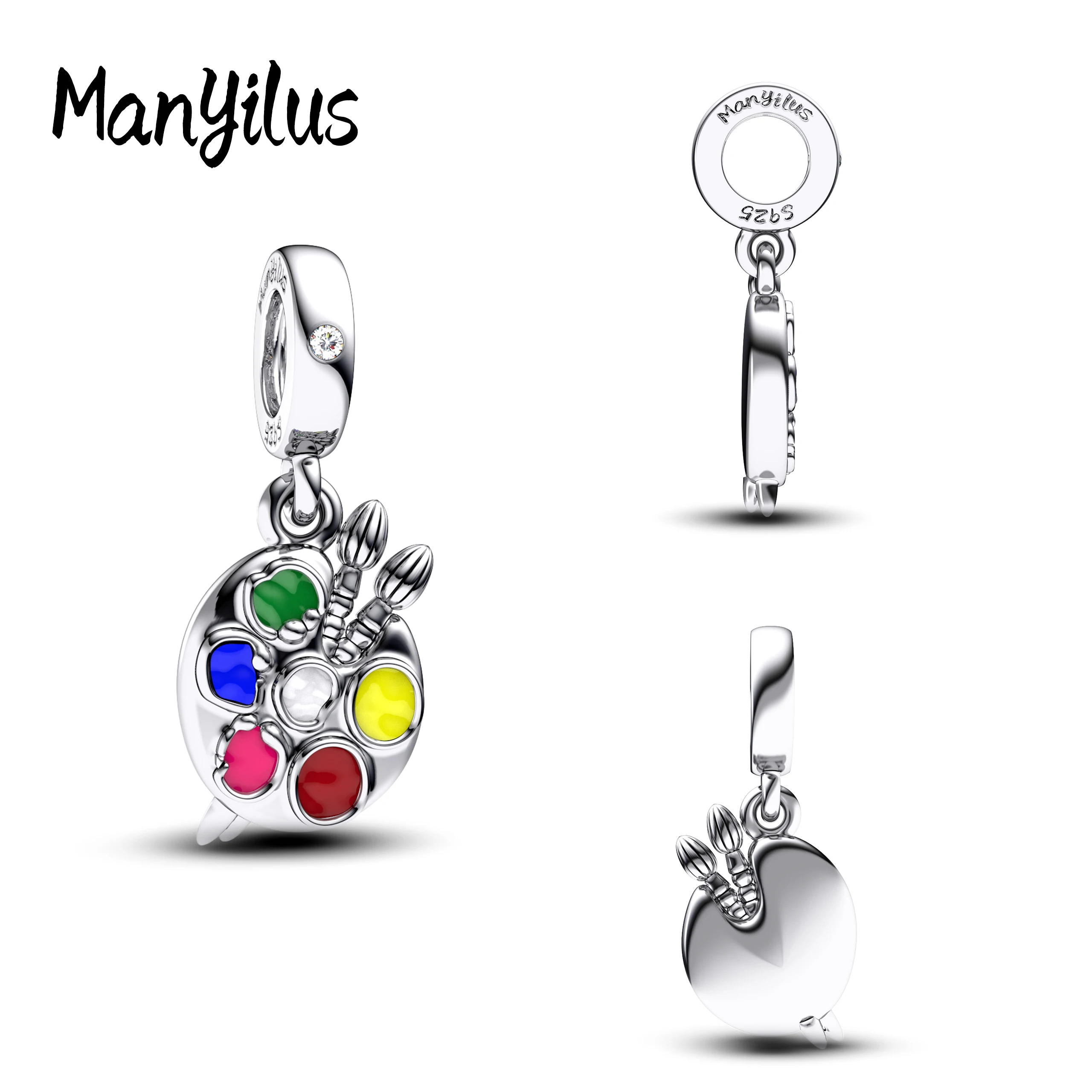 

Manyilus Charms Plata 925 Charms 925 Originales Bracelets Nail Charm Pendant All for 1 Real Earrings Woman Bracelet Women Pearl