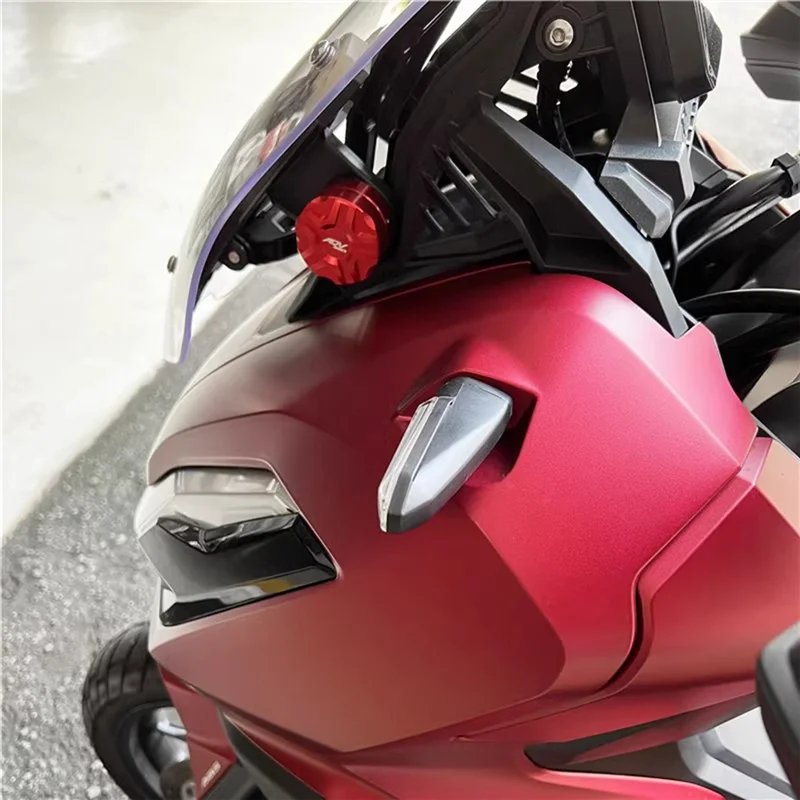 

AW-аксессуары для модификации регулировки ветрового стекла для Honda ADV160 ADV350, крышка переключателя подъема лобового стекла мотоцикла, титан