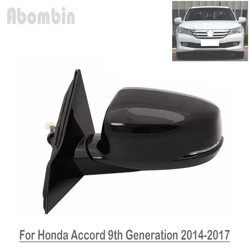 Car Door Rearview Mirror Assy Side Mirror Assembly For Honda Accord 9th Generation 2014 2015 2016 2017 8Wires 14 Wires