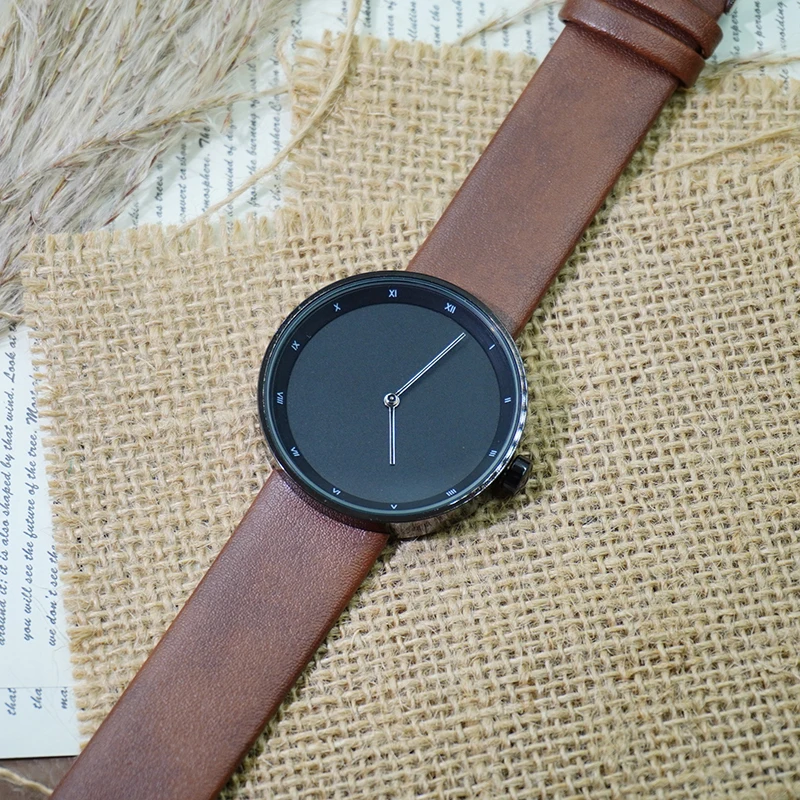 야졸 비즈니스 심플 쿼츠 남성용 시계 방수 PU 밴드 남성 시계 패션 캐주얼 남성 손목시계 선물