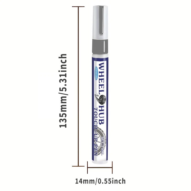 Multi-Functional Silver Repair Pen - Suitable for Chrome-Plated Wheels, Car Paint and Other Silver Areas. Simple Repair of Scratches, Dents, and Peeling Paint. Long-Lasting and Effective. a Must-Have Paint Repair Tool for Car Owners view 6