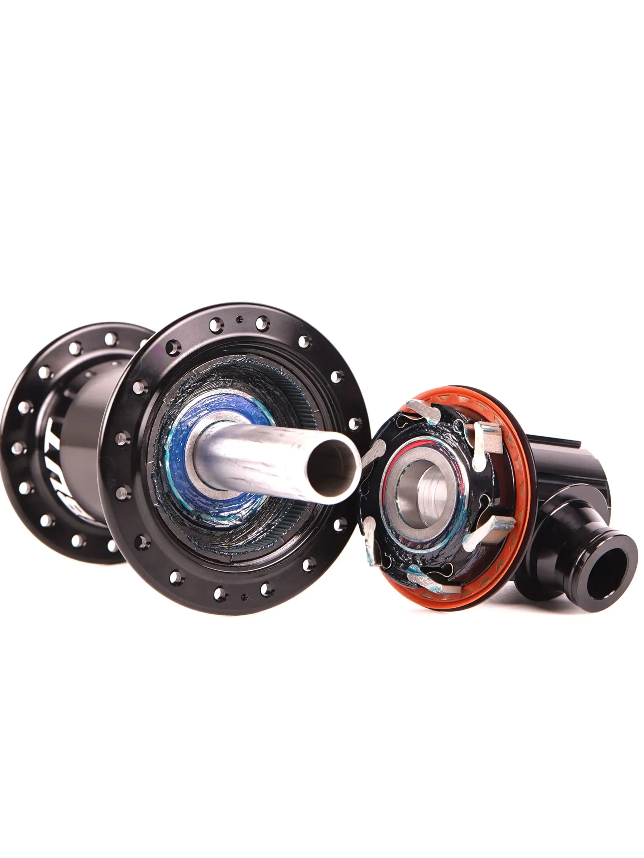AliExpress NONE NGEBUT Bright Black 690 Ring Bicycle Hub Central Control Lock Disc Brake J-shaped Elbow 28/32 Hole142-148 MTB Hub HG XD MS