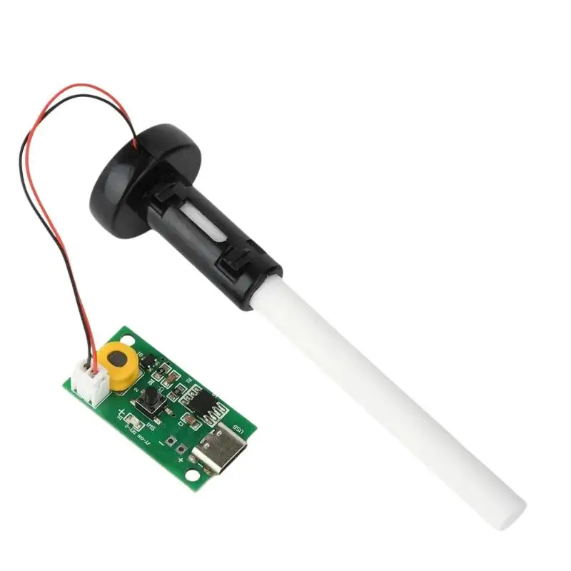 Three Gear Adjustable Fog Volume Single Spray Humidifier Module Ultrasonic Atomization Control Board Type C Interface DC 5V