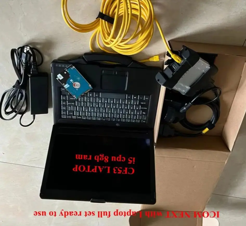 

Новейшее программное обеспечение V05/2025 D:4.52.30, режим Expert Win 10 с автоматическим сканером ICOM Next для BMW 90% нового ноутбука, процессора CF53 i5, 8 ГБ ОЗУ