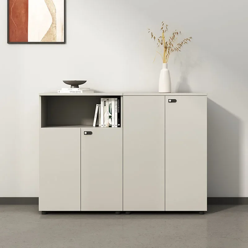 Vertical Organizer Filing Cabinet Display Side Nordic Wheels Office Cupboards Space Saving Doors Armoires De Salon Furniture