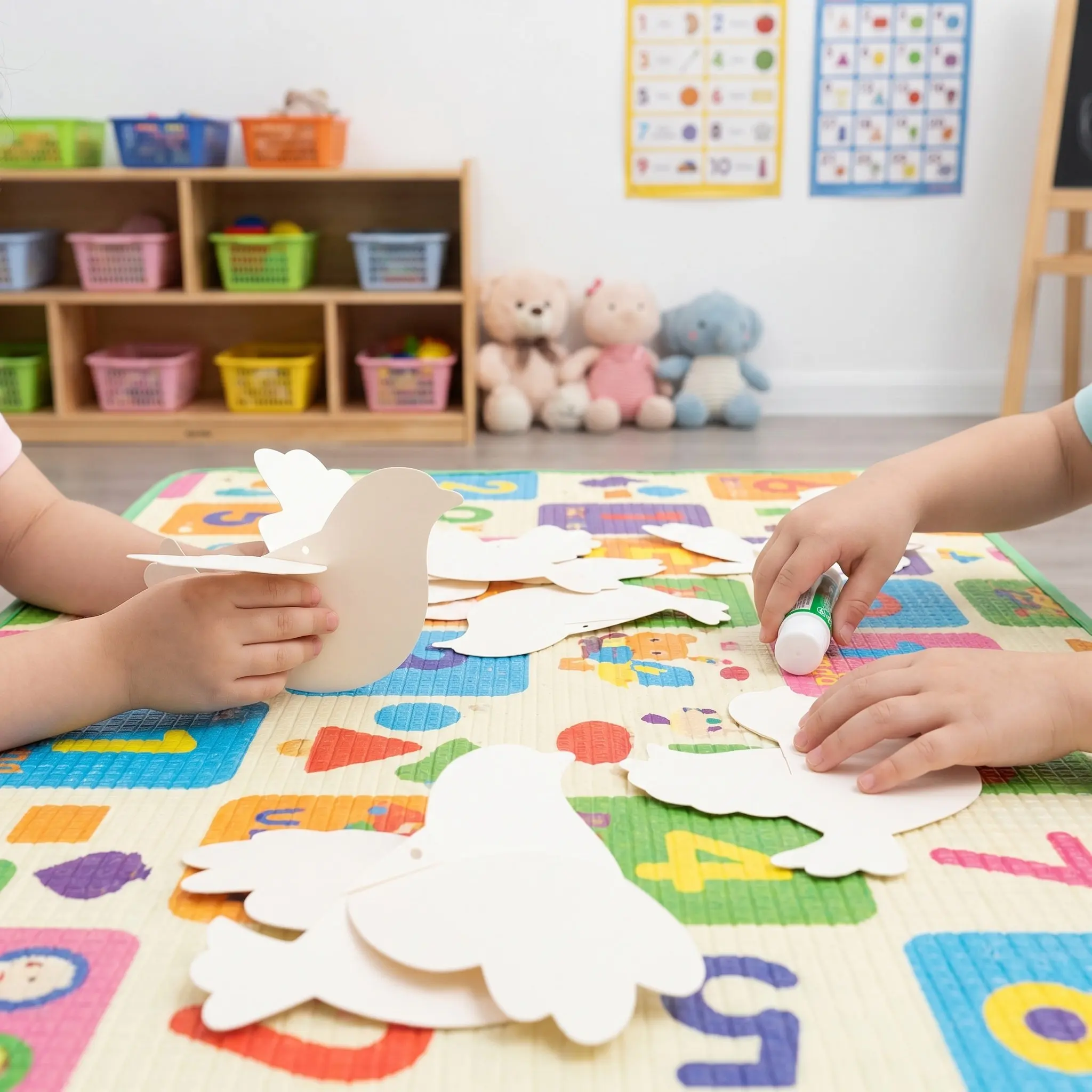 10個入り 段ボール製鳥クラフトキット ベージュ 無地の鳥模 - Art Craft For Kindergarten のレビューと価格