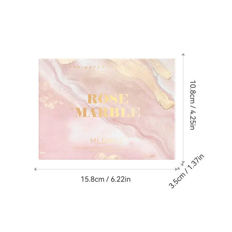 MLSMILE 4-teiliges Lippenstift-Geschenkset mit Marmormuster, samtig, matt, feuchtigkeitsspendend, einfach aufzutragender Lippenbalsam, 2025, neu