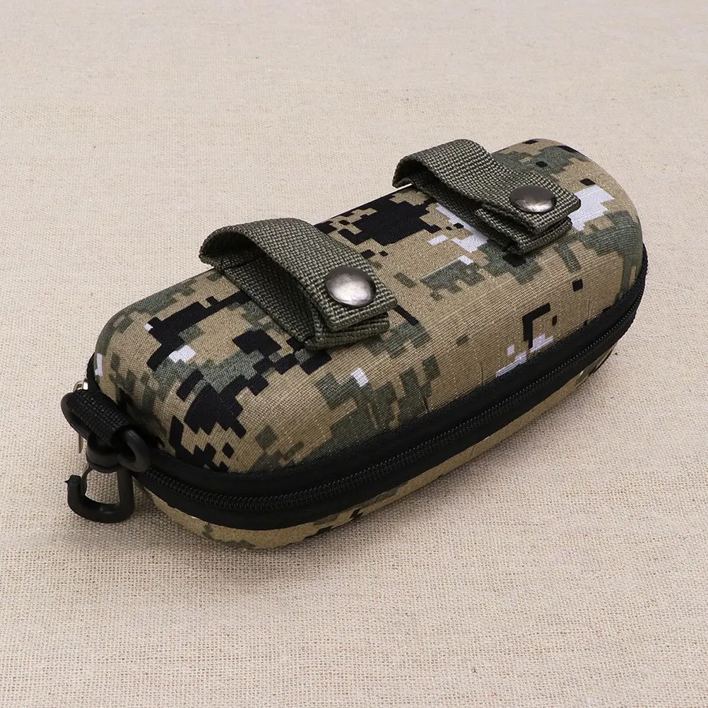 Camouflage draagbare brillendoos Eva anti-druk brillendoos voor zonnebrillen, leesbrillen, reisopslag
