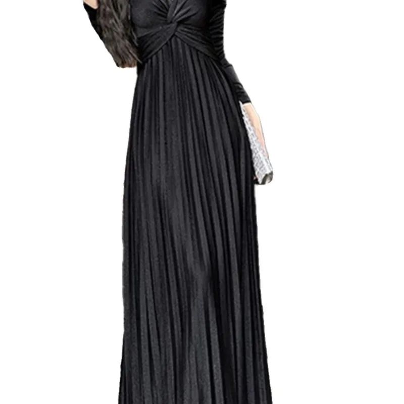 High Quality |Light Luxury women's Temperament Early Wear Velvet Exquisite Women Dress