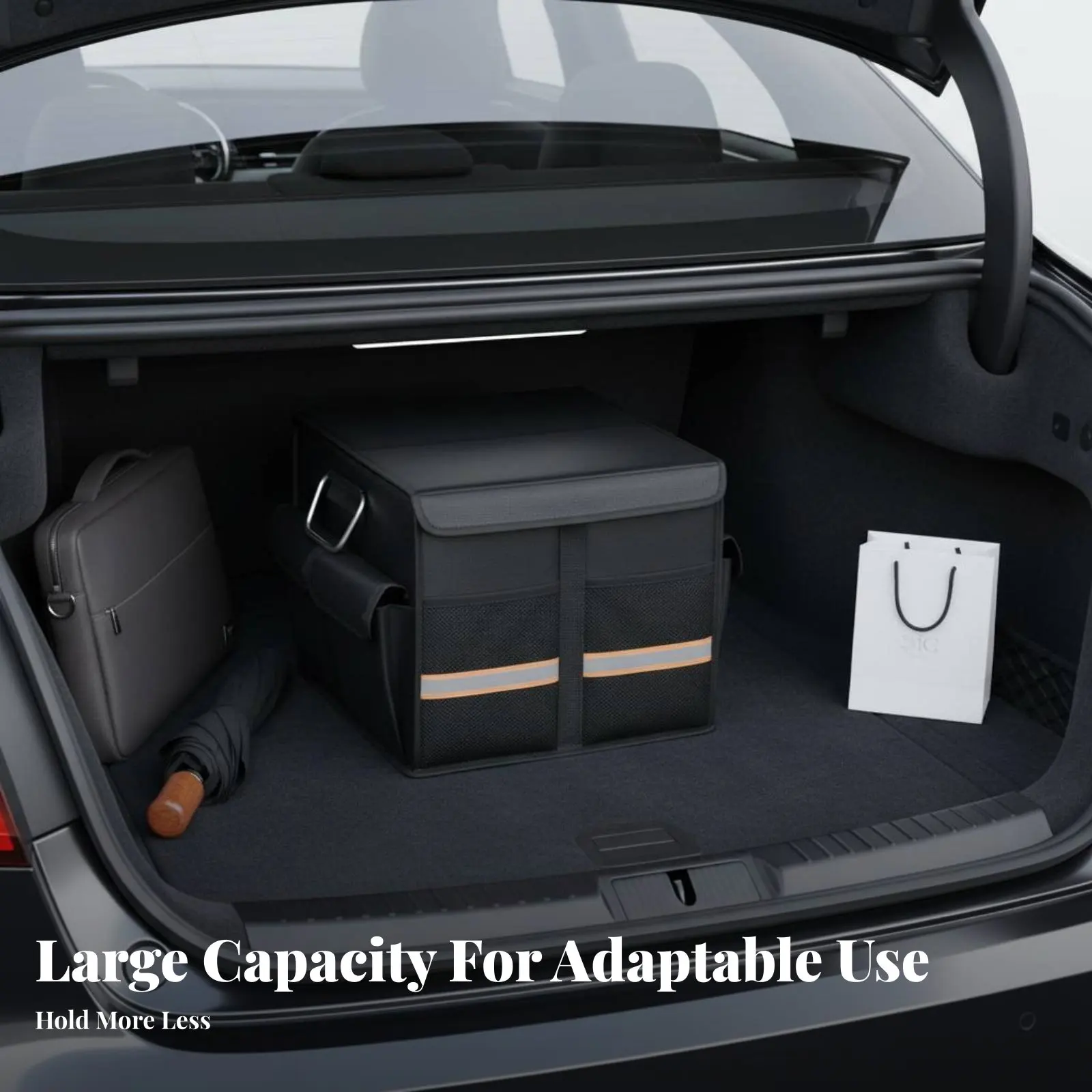 折りたたみ式収納コンテナ-折りたたみ式デザイン-折りたたみ式貨物コンテナ-大容量-車両オーナー向け滑り止め底面