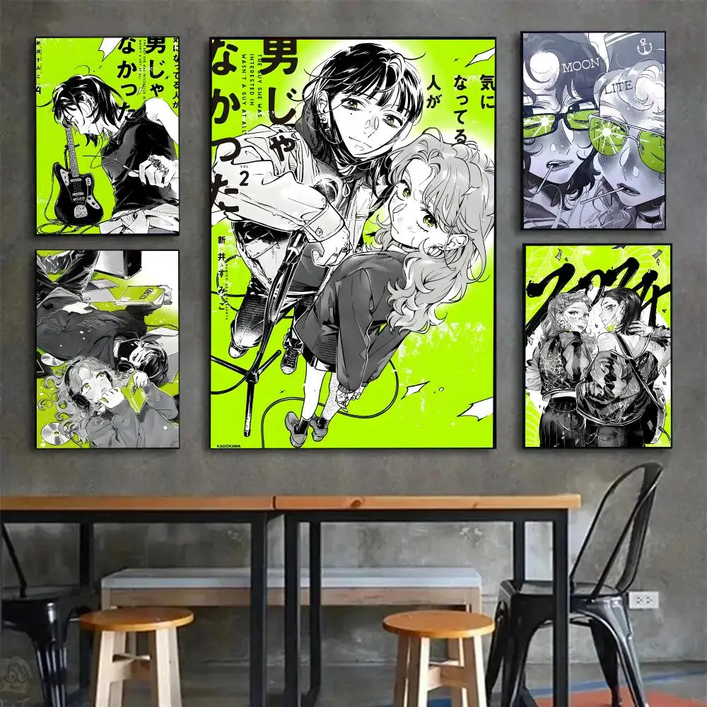 virtual character M-Mitsuki Poster Painting Wall Art Mural for Living Room Home Decor and Gifts