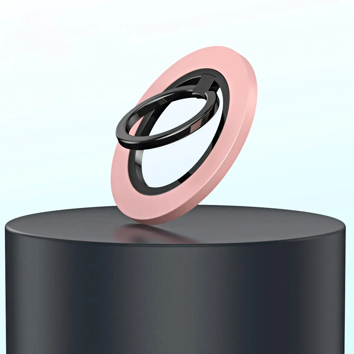 Magsafe 회전식 도금 용 전화 손가락 링 마그네틱 홀더 iPhone13 14 15 16 Pro/Plus 용 강력한 자석 스탠드 금속 브래킷