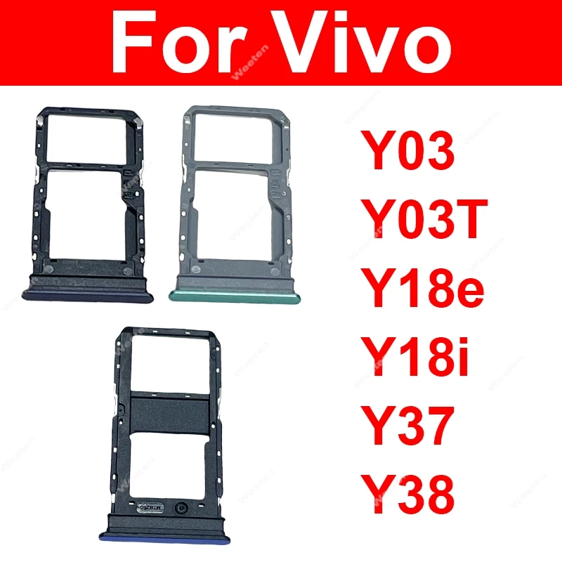 Sim Card Tray for Vivo Y03T Y18e Y18i Y37 5G