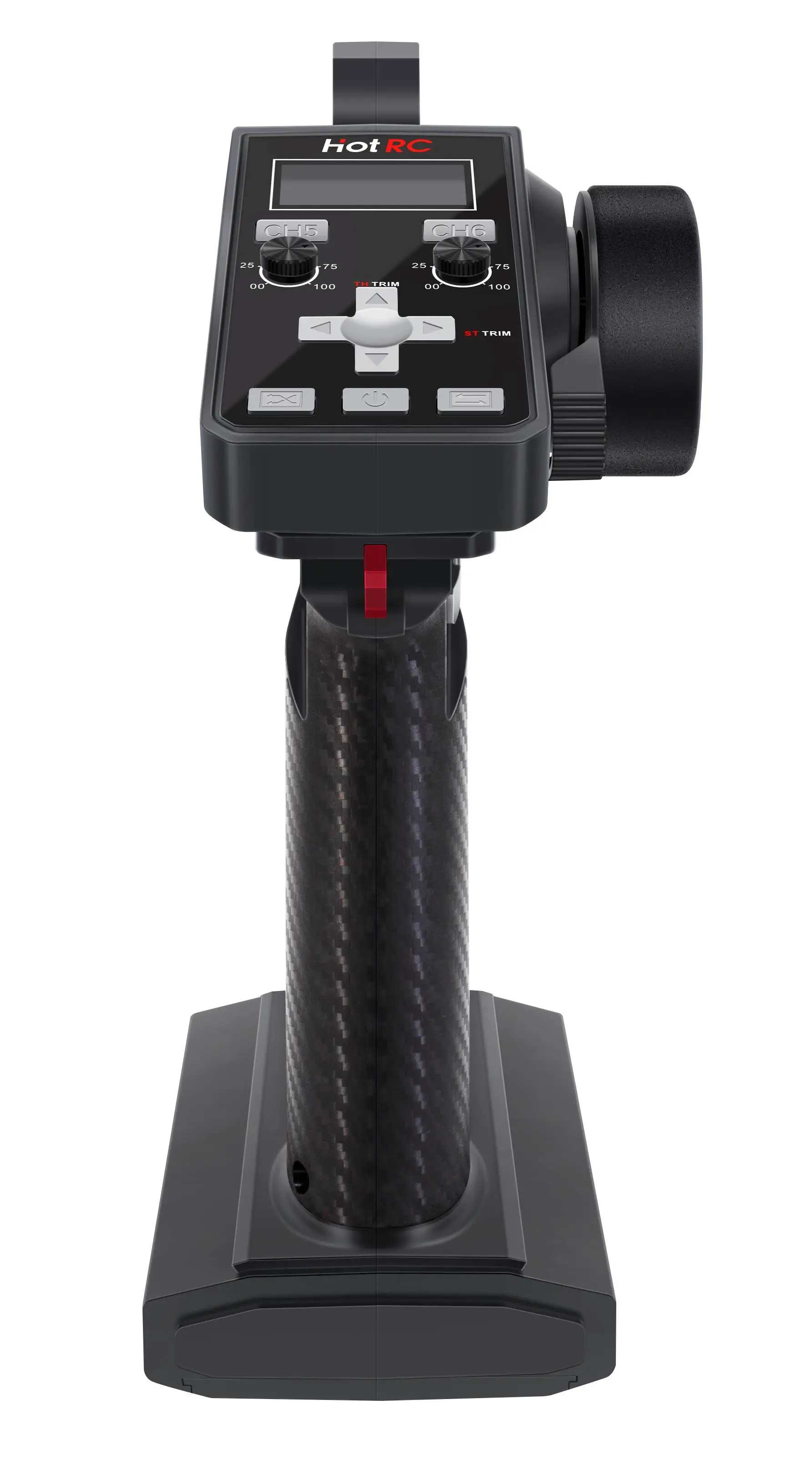 HOTRC CT-6A 2.4GHz 6CH Controle com uma mão Transmissor de rádio Controle Remoto para RC Toy Car Boat Drone Parts