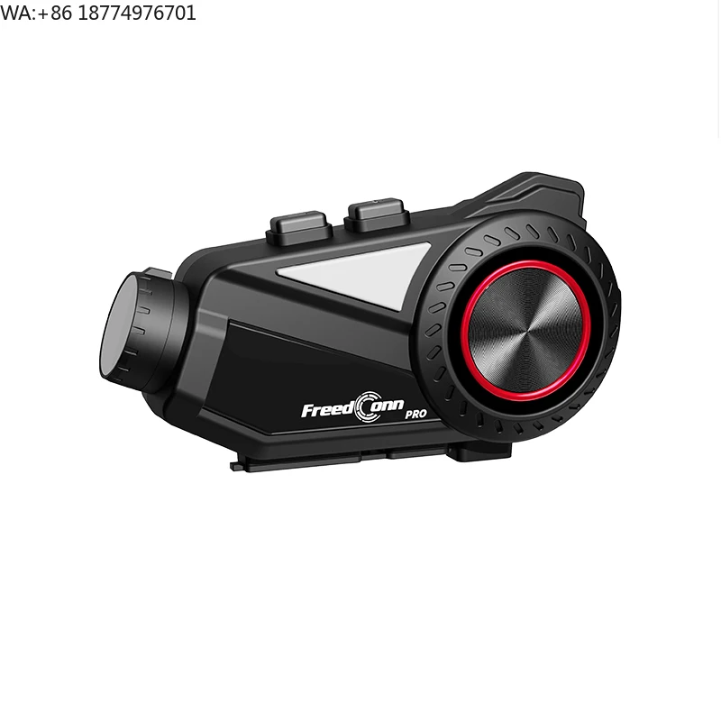 

Мотоциклетная Bluetooth-гарнитура R3 PROV2 с Bluetooth 5.1, функцией рации, 2G3P+IR и широкоугольным объективом 140° ° Материал АБС