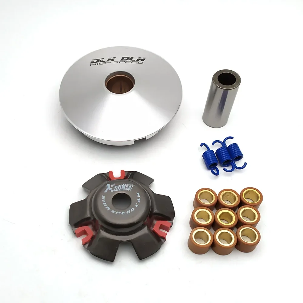 Motorcycle Variator Set with Weight Rollers Clutch Springs for GY6 50cc 125cc 150cc 139QMB 139QMA 152QMI 157QMJ