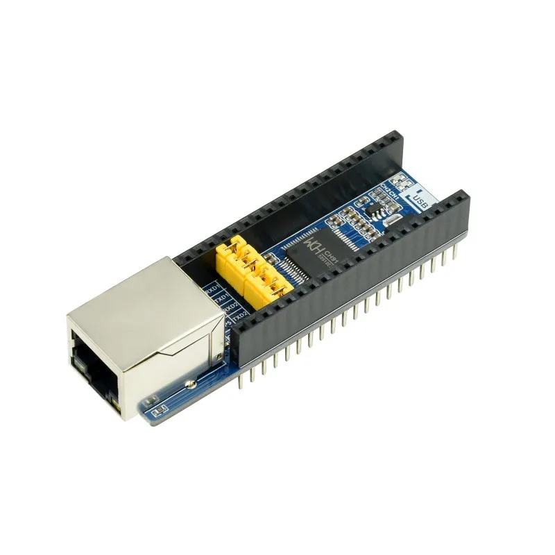 Ethernet To UART Converter For Raspberry Pi Pico, 10/100M Ethernet, Enabling Network Communication Through UART