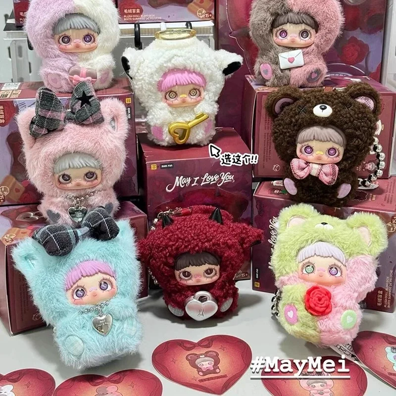 

Maymei May I Love You Series Blind Box Maymei Anime Doll Mystery Box Surprise Bag Plush Pendant Collect Toys Keychain Girl Gift