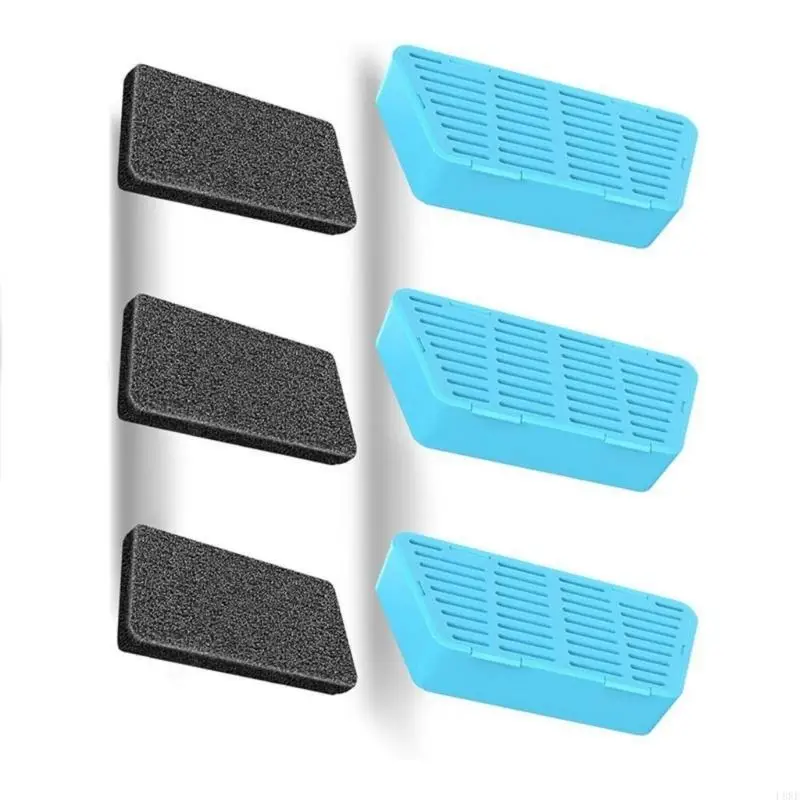 L8re Filtros reemplazo y esponjas para dispensador agua fuente agua mascotas automáticas