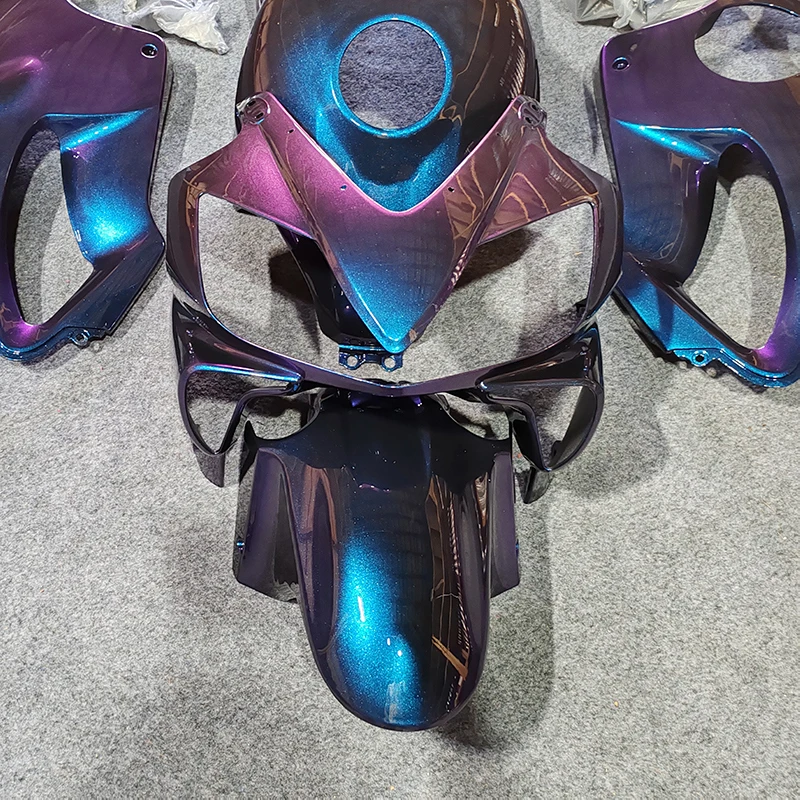 100% ABS حقن دراجة نارية هدية ل CBR600RR F4i 2004-2007 CBR 600 RR 04-07 الأزرق الأرجواني القلنسوة Fairings رسمت الملحقات