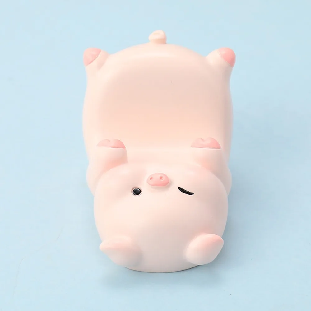 Lucky Cat Creative Phone Holder Animal Figure Doll Mobile Phone Stand Resin Cartoon Cell Phone Bracket Phone Accessories